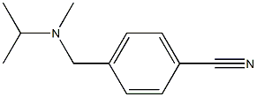 4-{[isopropyl(methyl)amino]methyl}benzonitrile Struktur