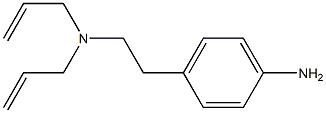 4-{2-[bis(prop-2-en-1-yl)amino]ethyl}aniline Struktur