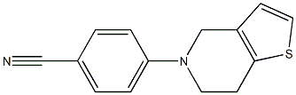 4-{4H,5H,6H,7H-thieno[3,2-c]pyridin-5-yl}benzonitrile Struktur