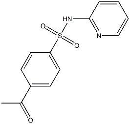 4-acetyl-N-(pyridin-2-yl)benzene-1-sulfonamide Struktur