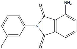 4-amino-2-(3-iodophenyl)-2,3-dihydro-1H-isoindole-1,3-dione Struktur