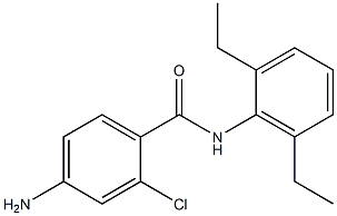 4-amino-2-chloro-N-(2,6-diethylphenyl)benzamide Struktur