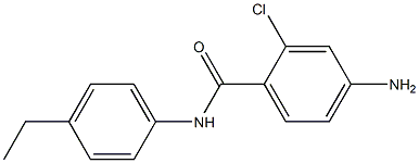 4-amino-2-chloro-N-(4-ethylphenyl)benzamide Struktur