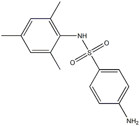 4-amino-N-(2,4,6-trimethylphenyl)benzene-1-sulfonamide Struktur