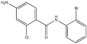 4-amino-N-(2-bromophenyl)-2-chlorobenzamide Struktur