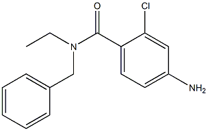 4-amino-N-benzyl-2-chloro-N-ethylbenzamide Struktur