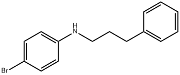 4-bromo-N-(3-phenylpropyl)aniline Struktur