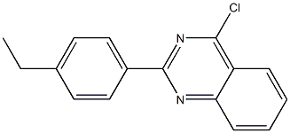 4-chloro-2-(4-ethylphenyl)quinazoline Struktur