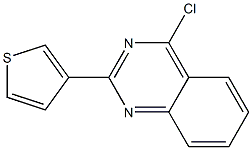 4-chloro-2-(thiophen-3-yl)quinazoline Struktur