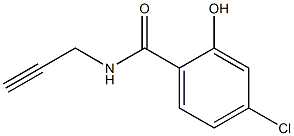 4-chloro-2-hydroxy-N-(prop-2-yn-1-yl)benzamide Struktur