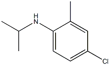 4-chloro-2-methyl-N-(propan-2-yl)aniline Struktur