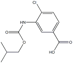 4-chloro-3-{[(2-methylpropoxy)carbonyl]amino}benzoic acid Struktur