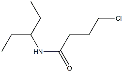 4-chloro-N-(1-ethylpropyl)butanamide Struktur