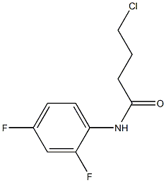 4-chloro-N-(2,4-difluorophenyl)butanamide Struktur