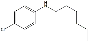 4-chloro-N-(heptan-2-yl)aniline Struktur