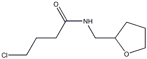 4-chloro-N-(tetrahydrofuran-2-ylmethyl)butanamide Struktur