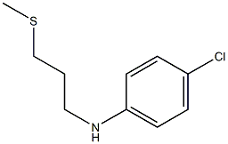 4-chloro-N-[3-(methylsulfanyl)propyl]aniline Struktur