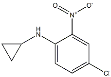 4-chloro-N-cyclopropyl-2-nitroaniline Struktur