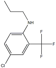 4-chloro-N-propyl-2-(trifluoromethyl)aniline Struktur