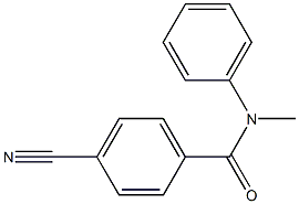 4-cyano-N-methyl-N-phenylbenzamide Struktur