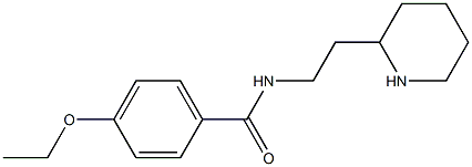 4-ethoxy-N-(2-piperidin-2-ylethyl)benzamide Struktur