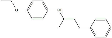 4-ethoxy-N-(4-phenylbutan-2-yl)aniline Struktur