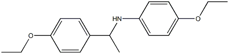 4-ethoxy-N-[1-(4-ethoxyphenyl)ethyl]aniline Struktur