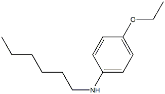 4-ethoxy-N-hexylaniline Struktur