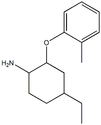 4-ethyl-2-(2-methylphenoxy)cyclohexan-1-amine Struktur