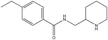 4-ethyl-N-(piperidin-2-ylmethyl)benzamide Struktur