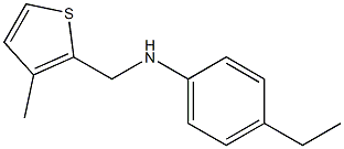 4-ethyl-N-[(3-methylthiophen-2-yl)methyl]aniline Struktur