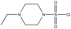 4-ethylpiperazine-1-sulfonyl chloride Struktur