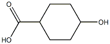 4-hydroxycyclohexane-1-carboxylic acid Struktur