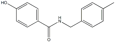 4-hydroxy-N-[(4-methylphenyl)methyl]benzamide Struktur