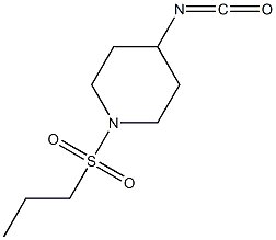 4-isocyanato-1-(propylsulfonyl)piperidine Struktur