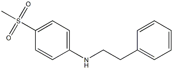 4-methanesulfonyl-N-(2-phenylethyl)aniline Struktur