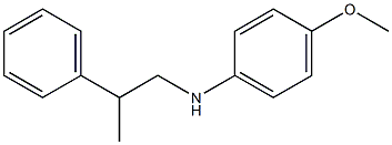 4-methoxy-N-(2-phenylpropyl)aniline Struktur