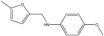 4-methoxy-N-[(5-methylfuran-2-yl)methyl]aniline Struktur