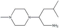 4-methyl-2-(4-methylpiperazin-1-yl)pentan-1-amine Struktur