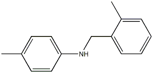 4-methyl-N-[(2-methylphenyl)methyl]aniline Struktur