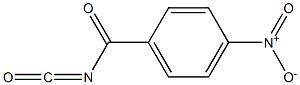 4-nitrobenzoyl isocyanate Struktur