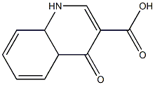 4-oxo-1,4,4a,8a-tetrahydroquinoline-3-carboxylic acid Struktur