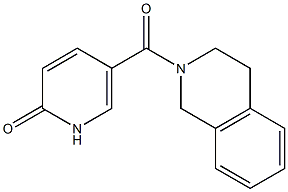 5-(1,2,3,4-tetrahydroisoquinolin-2-ylcarbonyl)-1,2-dihydropyridin-2-one Struktur