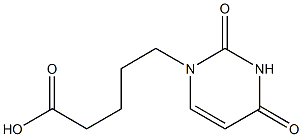 5-(2,4-dioxo-1,2,3,4-tetrahydropyrimidin-1-yl)pentanoic acid Struktur