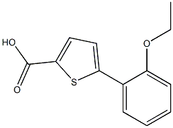 5-(2-ethoxyphenyl)thiophene-2-carboxylic acid Struktur