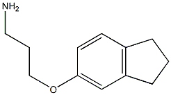 5-(3-aminopropoxy)-2,3-dihydro-1H-indene Struktur