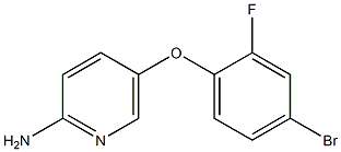 5-(4-bromo-2-fluorophenoxy)pyridin-2-amine Struktur