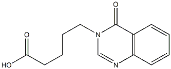 5-(4-oxo-3,4-dihydroquinazolin-3-yl)pentanoic acid Struktur