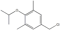 5-(chloromethyl)-1,3-dimethyl-2-(propan-2-yloxy)benzene Struktur