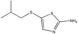 5-(isobutylthio)-1,3-thiazol-2-amine Struktur